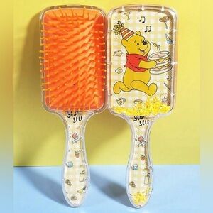 NEW| Love Yourself Pooh Bear Square Confetti Paddle Hair-Comb
